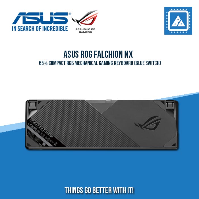 ASUS ROG FALCHION NX 65% COMPACT RGB MECHANICAL GAMING KEYBOARD (BLUE SWITCH) ASUS ROG FALCHION NX 65% COMPACT RGB MECHANICAL GAMING KEYBOARD (BLUE SWITCH)